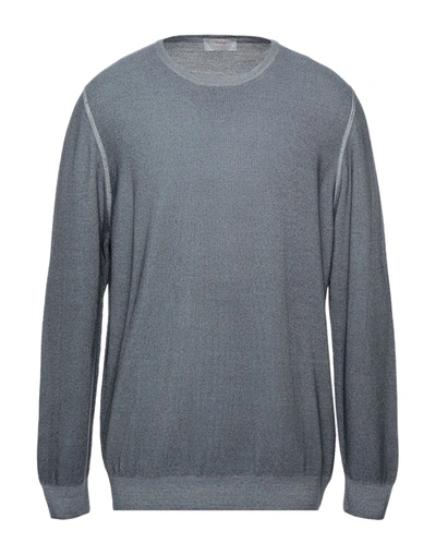 Shop Gran Sasso Man Sweater Grey Size 46 Virgin Wool