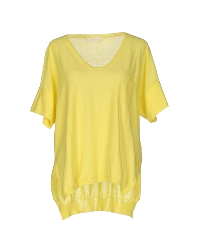 Shop Mauro Grifoni Sweaters In Yellow