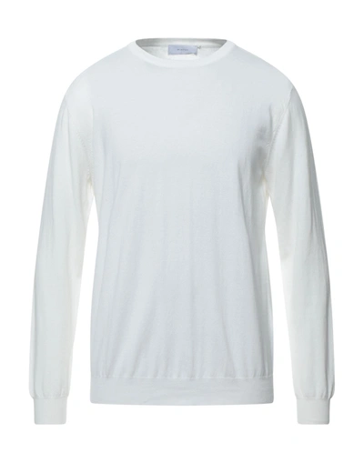 Shop Diktat Man Sweater White Size Xl Cotton
