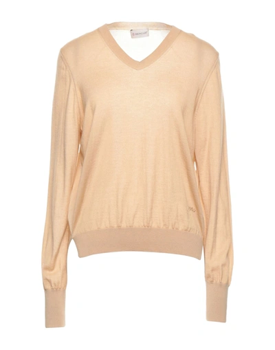 Shop Moncler 1952 Sweaters In Sand