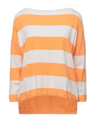 Shop Antonella Rizza Woman Sweater Orange Size M Viscose, Polyamide