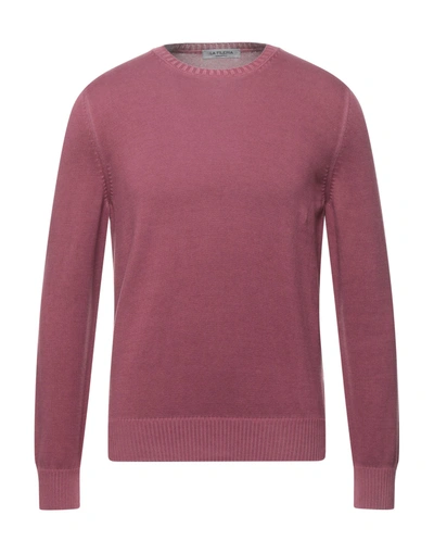 Shop La Fileria Sweaters In Pastel Pink