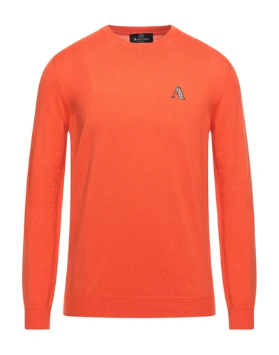 Aquascutum Sweaters In Orange