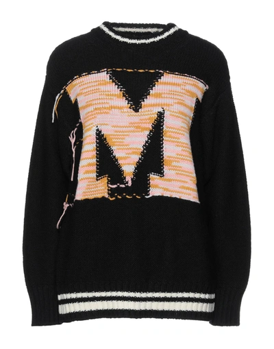 Shop M Missoni Woman Sweater Black Size Xl Wool, Acrylic, Cashmere