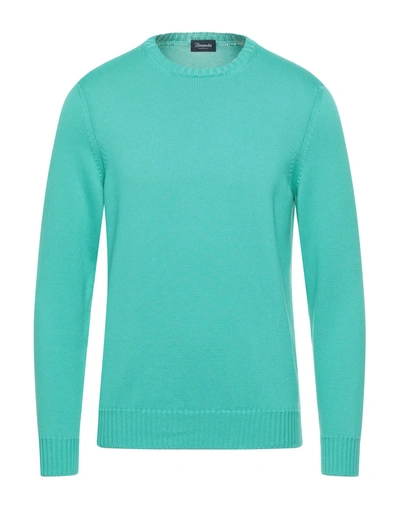 Shop Drumohr Sweaters In Turquoise