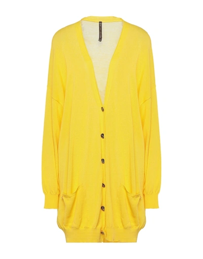 Shop Manila Grace Woman Cardigan Yellow Size L Cotton