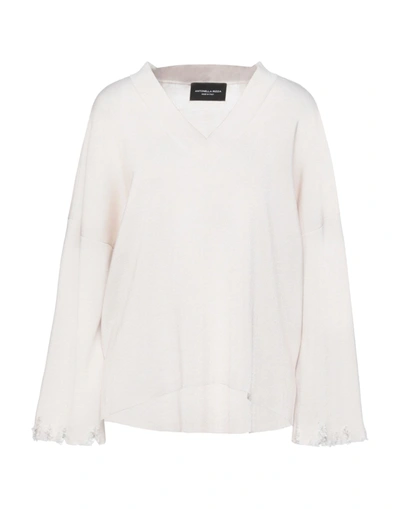 Shop Antonella Rizza Woman Sweater Ivory Size Xl Merino Wool In White