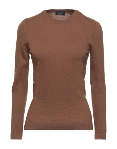 Shop Zanieri Sweaters In Brown
