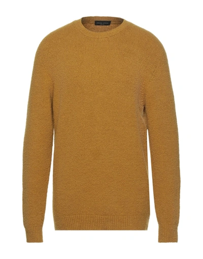 Shop Roberto Collina Sweaters In Ocher