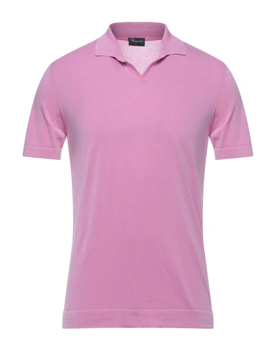 Shop Drumohr Man Sweater Pink Size 38 Cotton