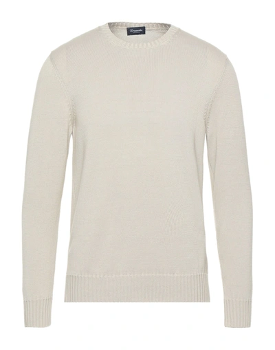 Shop Drumohr Man Sweater Beige Size 42 Cotton
