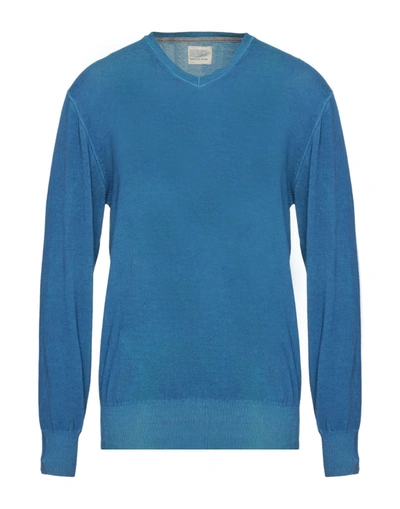 Shop Obvious Basic Sweaters In Blue