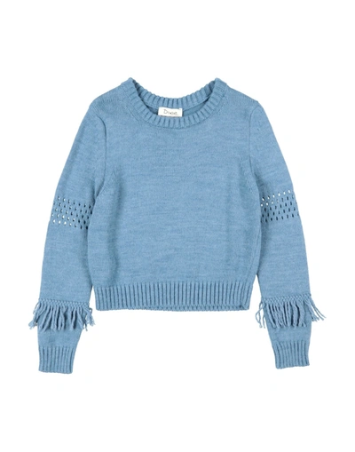 Shop Dixie Toddler Girl Sweater Pastel Blue Size 6 Acrylic, Viscose, Wool, Alpaca Wool