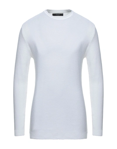 Shop Liu •jo Man Man Sweater White Size Xxl Acrylic, Cotton, Linen
