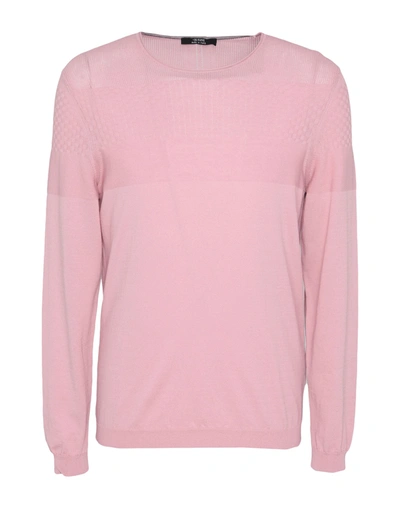 Shop +39 Masq Man Sweater Pink Size Xl Cotton