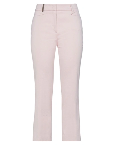 Peserico Klassische Cropped-hose In Pink