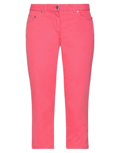 Shop Paul & Shark Woman Pants Fuchsia Size 6 Cotton, Elastane In Pink