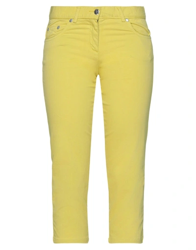Shop Paul & Shark Woman Pants Ocher Size 4 Cotton, Elastane In Yellow