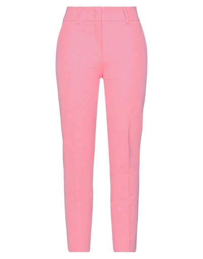 Shop Piazza Sempione Woman Pants Pink Size 4 Cotton, Elastane
