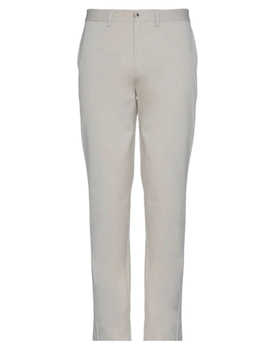 Shop Ben Sherman Man Pants Light Grey Size 31w-32l Organic Cotton, Elastane