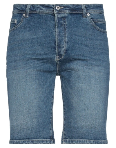 Shop Solid ! Denim Shorts In Blue