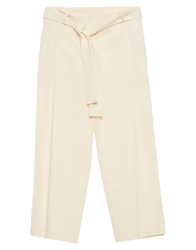 Shop Jucca Woman Pants Ivory Size 4 Viscose, Elastane In White