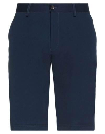 Shop Ben Sherman Man Shorts & Bermuda Shorts Midnight Blue Size 30 Cotton, Elastane