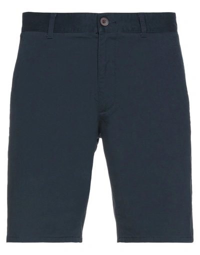 Shop Farah Shorts & Bermuda Shorts In Dark Blue
