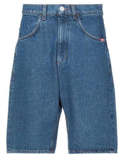 Shop Amish Man Denim Shorts Blue Size 30 Cotton
