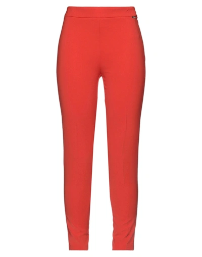 Shop Cristinaeffe Woman Pants Orange Size 4 Polyester, Viscose, Elastane