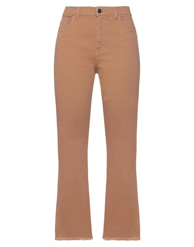 Shop Gold Case Jeans In Camel