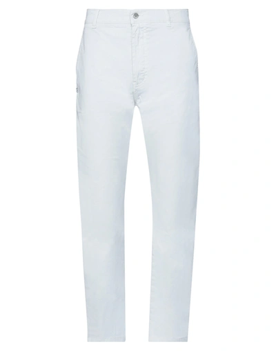 Shop Daniele Alessandrini Man Pants Light Grey Size 31 Cotton, Elastane