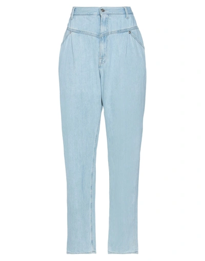People (+)  Woman Jeans Blue Size 30 Cotton In Blue