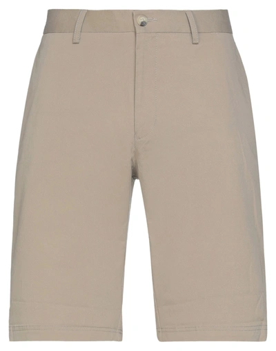 Ben Sherman Man Shorts & Bermuda Shorts Taupe Size 30 Cotton, Elastane In Grey