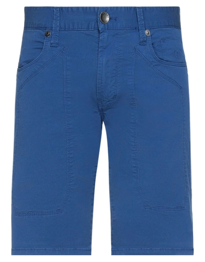 Shop Jeckerson Shorts & Bermuda Shorts In Blue