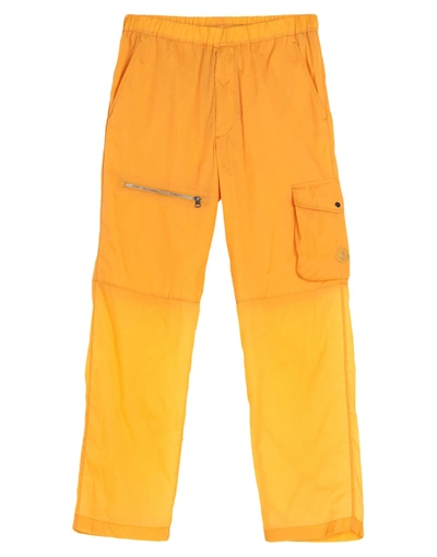 Shop Moncler 2  1952 Man Pants Orange Size 30 Polyamide