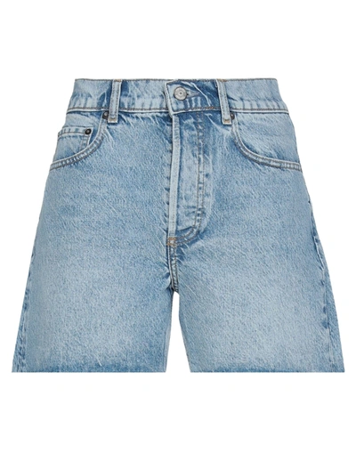 Boyish Woman Denim Shorts Blue Size 25 Recycled Cotton, Refibra, Organic Cotton In Blue