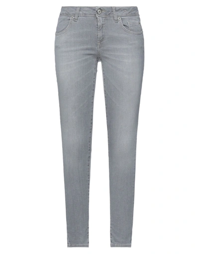 Shop Siviglia Woman Jeans Light Grey Size 31 Cotton, Elastane