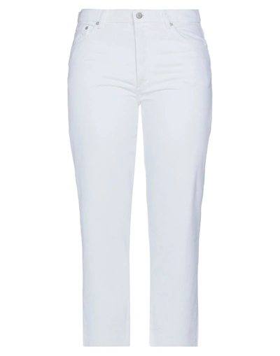 Shop Boyish Woman Pants White Size 30 Organic Cotton, Tencel Lyocell