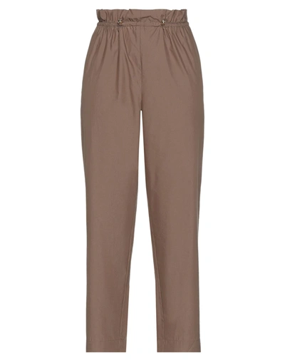 Shop I Blues Woman Pants Camel Size 26 Cotton, Polyester In Beige