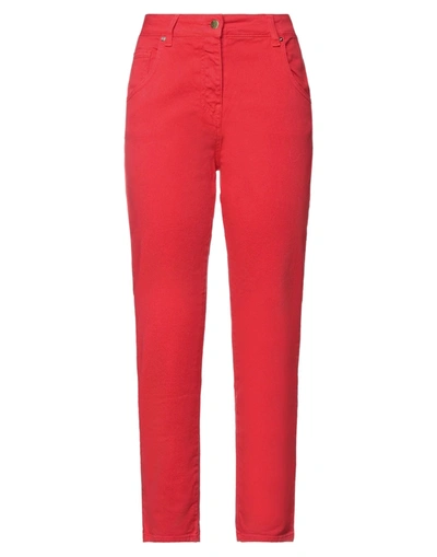 Shop Be Blumarine Jeans In Red