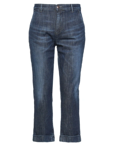 Shop Care Label Man Jeans Blue Size 27 Cotton, Elastane