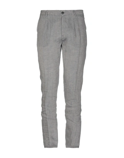 Shop Wool 172 Man Pants Grey Size 36 Linen