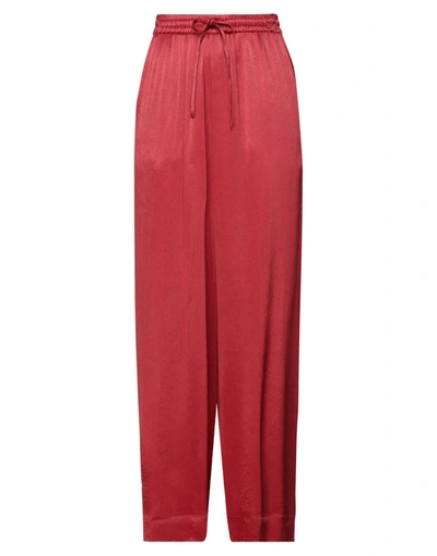 Shop Nous Antwerp Woman Pants Red Size Xs Viscose