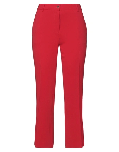 Shop Alberto Biani Woman Pants Red Size 10 Triacetate, Polyester
