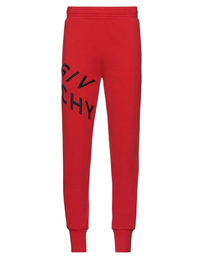 Shop Givenchy Pants In Red