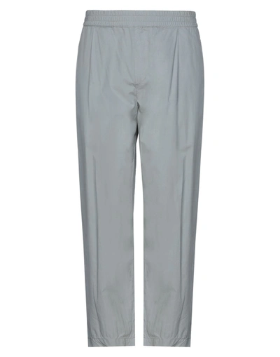Shop Emporio Armani Man Pants Grey Size 34 Cotton