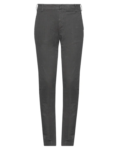 Shop Entre Amis Man Pants Lead Size 38 Cotton, Elastane In Grey
