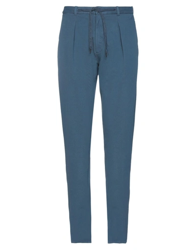 Shop Circolo 1901 Man Pants Slate Blue Size 32 Cotton, Elastane