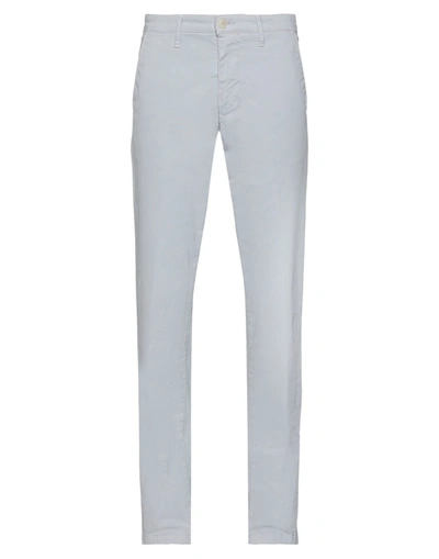 Shop Liu •jo Man Man Pants Light Grey Size 28 Cotton, Elastane